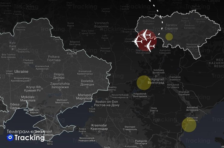 Різні пускові рубежі Ту-95МС