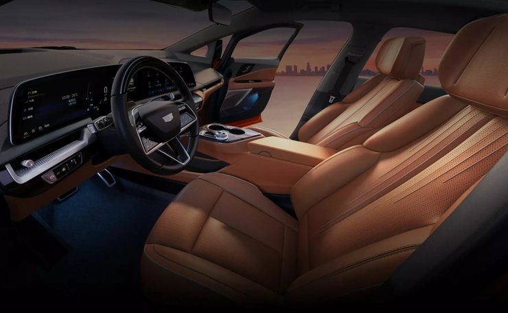 салон Cadillac Optiq 2024, новый Cadillac Optiq, кроссовер Cadillac