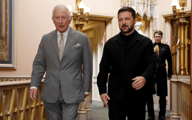 зеленский и Чарльз III, зеленский стиль зеленского, костюм зеленского