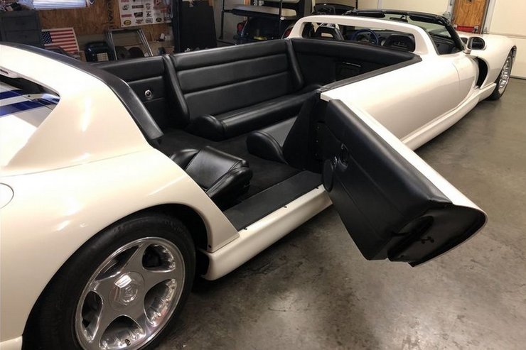 Лимузин Додж Вайпер, Додж Вайпер, Dodge Viper, Dodge Viper 1996, лимузин Dodge Viper, тюнинг Dodge Viper