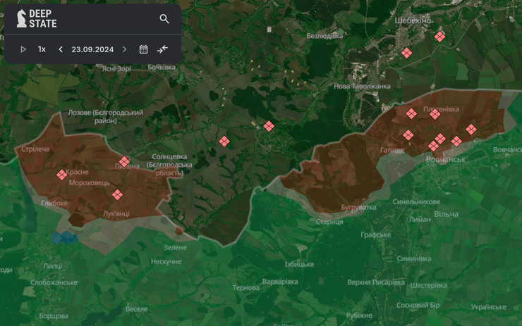 Карта боевых действий