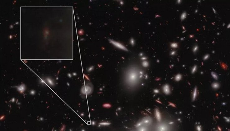 галактика, JD1, самая тусклая галактика, самая темная галактика, телескоп Джеймс Уэбб