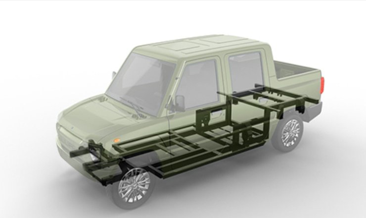 электромобиль ЛуАЗ, новый ЛуАЗ, пикап ЛуАЗ, украинский электромобиль, электрокар ЛуАЗ