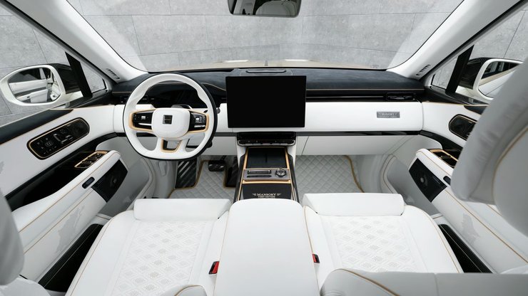 Салон Zeekr 9X Mansory