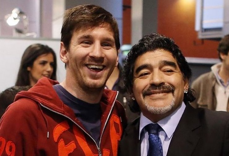 Instagram, снимок, фотография, Диего Марадона, Лионель Месси