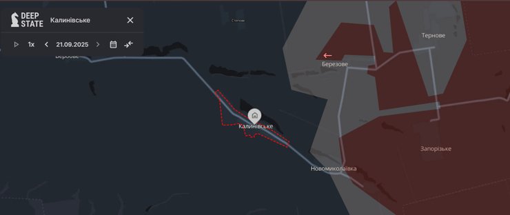 Cело Калинівське на Дніпропетровщині - Deepstate