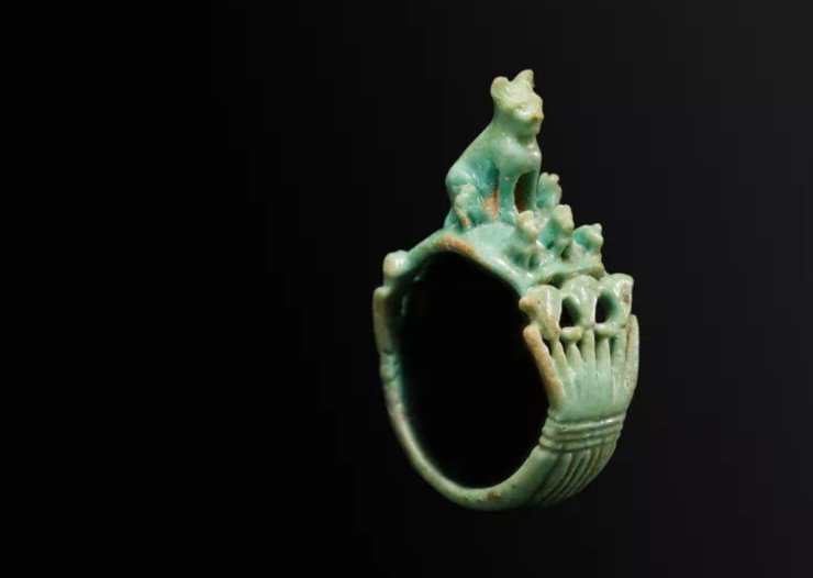 кошка, котята, кольцо, Древний Египет