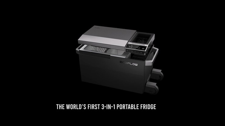 EcoFlow Glacier, портативный холодильник, автономный холодильник
