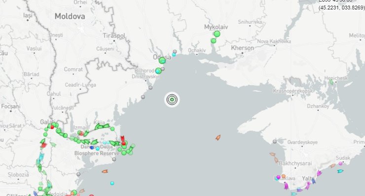 Маршрут судна Tq Samsun