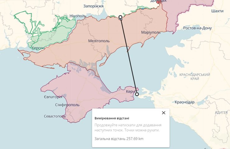 от запорожья до крымского моста