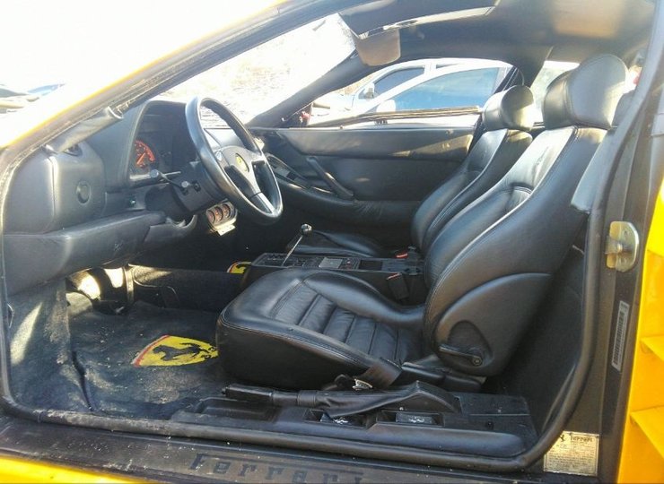 Ferrari 512 TR, Ferrari 512 TR 1992, Ferrari 512, суперкар Ferrari, разбитый суперкар