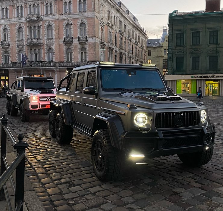 шестиколесный Гелендваген, Mercedes G63 AMG 6X6, Mercedes G-Class