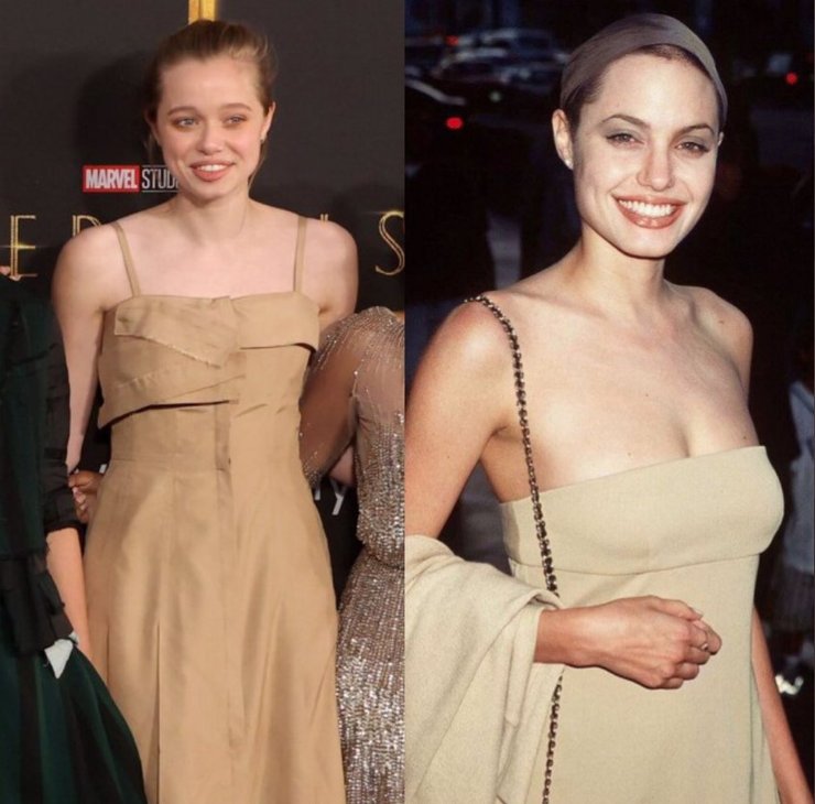 джоли с дочерью