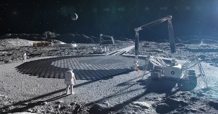 Місяць, астронавти