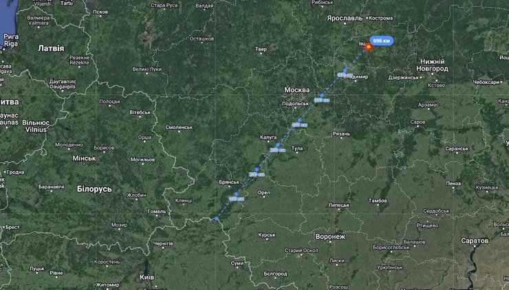 Вибухи у РФ, аеродром Сєверний, Іл-76, 12 березня