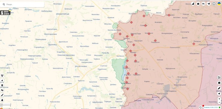 Ситуація в районі Бахмута