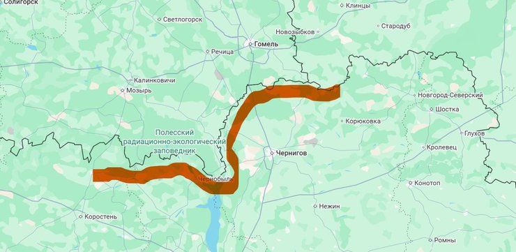 инфографика с Шахедами РФ на границе с Беларусью, 13 мая