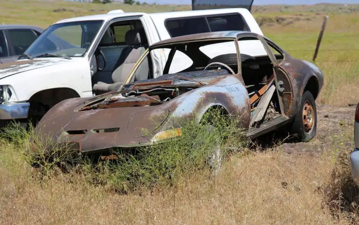 Opel GT на звалищі