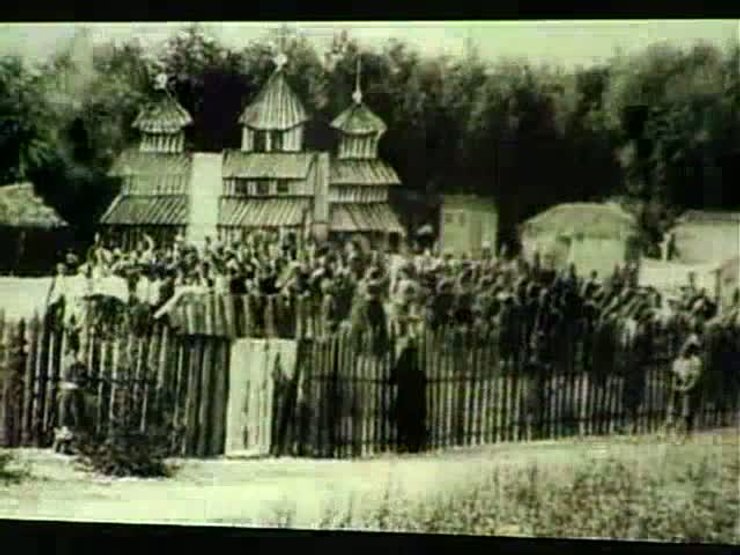 Сохранившейся кадр "Запорожской сечи"