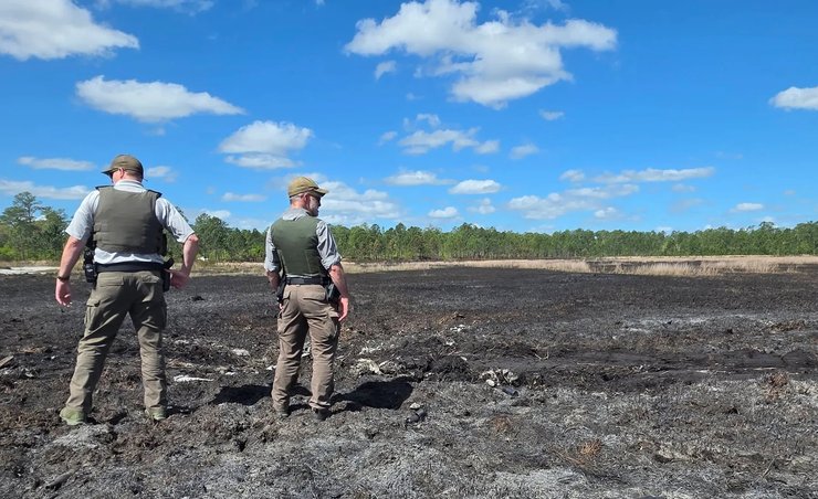 сгоревшая земля