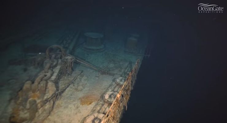 якорная цепь титаник