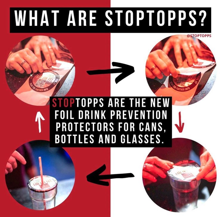 Фото: Stoptopps. Один из вариантов дизайна крышек, которые планируют использовать в ночных клубах Испании