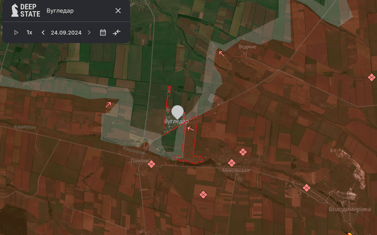 Карта боевых действий