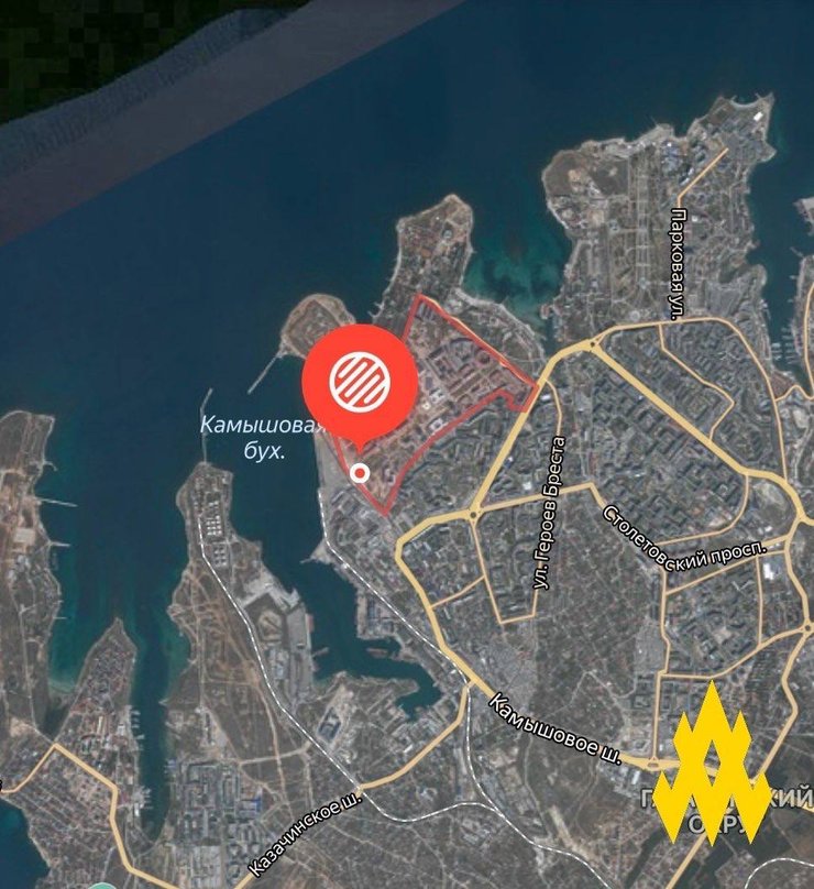 Координаты секретного центра подготовки ВС РФ в Севастополе