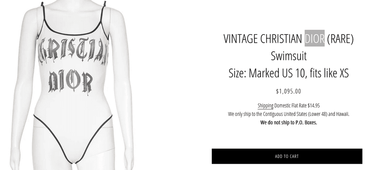купальник DIOR