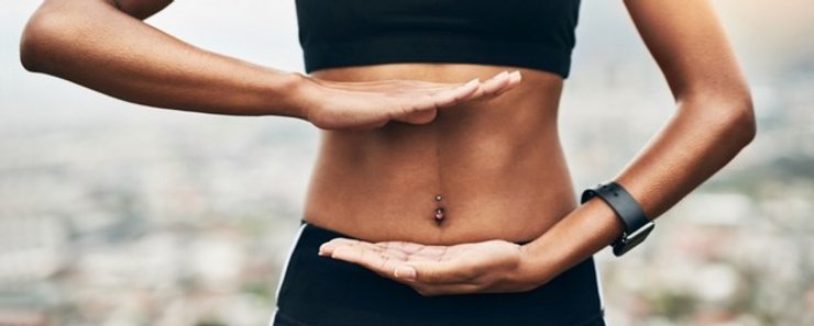 живіт, жінка