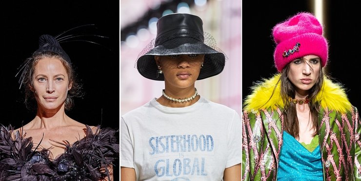 шапки, шляпки, тренды