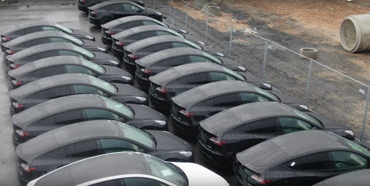 Гигафабрика Тесла в Берлине, Tesla Model Y, завод Tesla в Германии, электромобили Tesla, кроссоверы Tesla