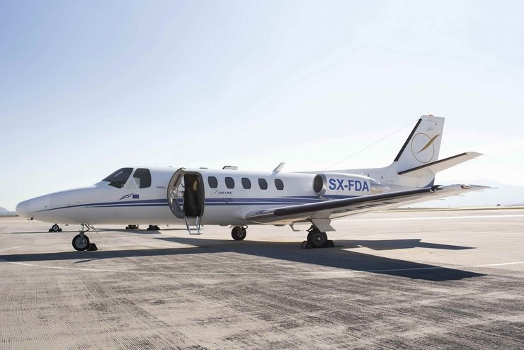 Cessna 550 самолет, легкомоторный самолет