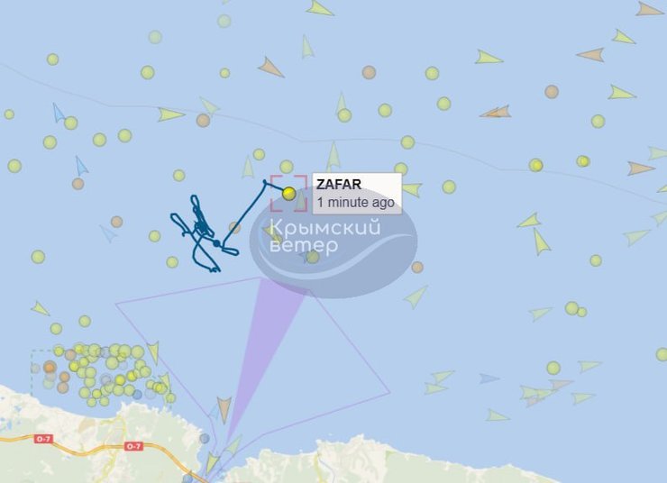 Крымский ветер, судно РФ