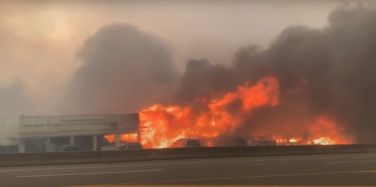 Пожежа, Литтон, Канада