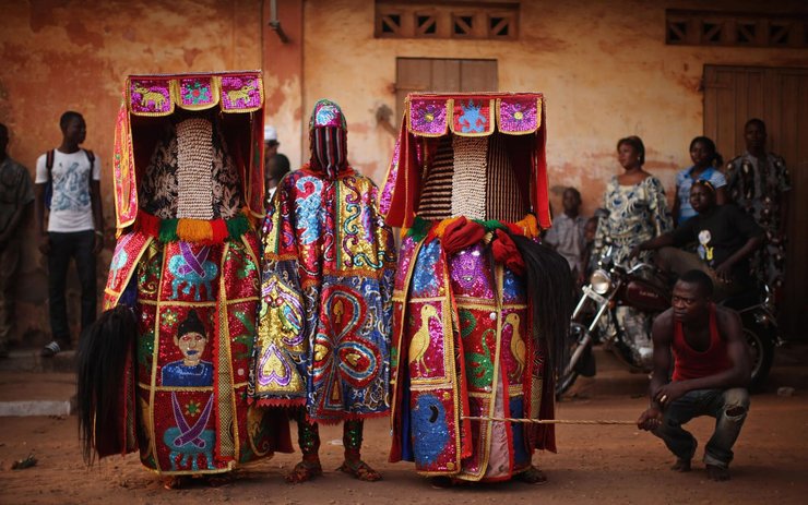 фото, празднование Эгунгуна в Нигерии
