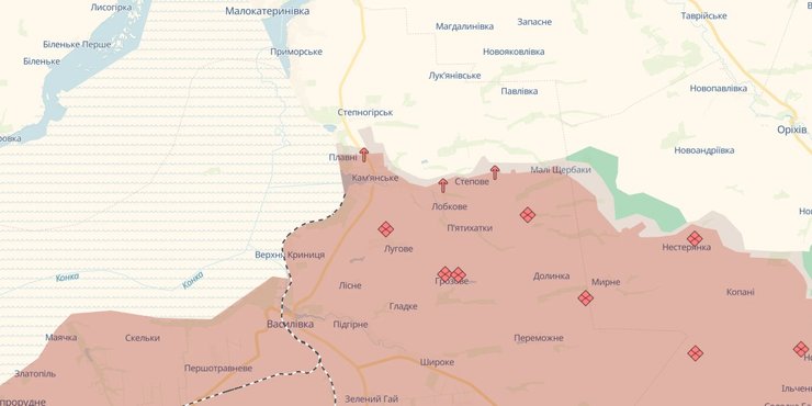 кам'янське мапа