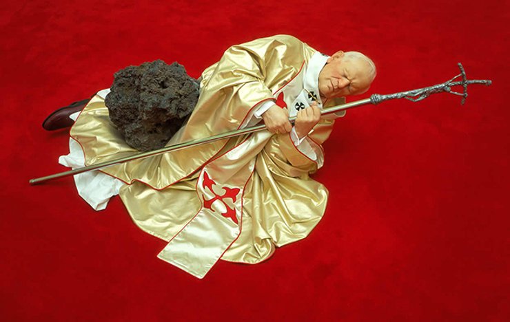 папа римский, метеорит