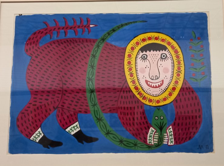 Выставка Марии Примаченко, мария примаченко, выставка в киеве, украинский дом, выставка в украинском доме