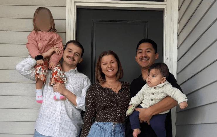 Женщина, бывший муж, муж, дети, проживание, живут вместе