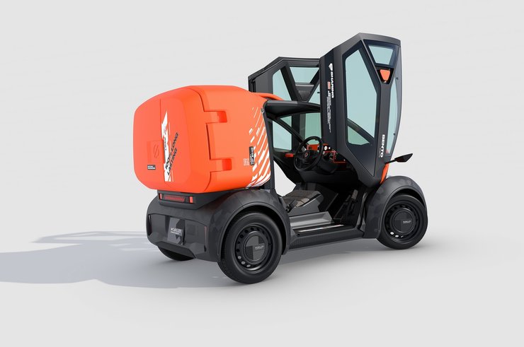 Электромобиль Рено Дуо, электромобили Renault, электрокары Renault, Mobilize Duo, новый Renault Duo