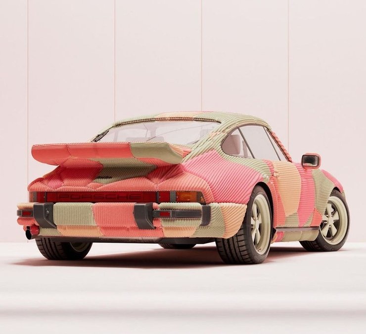 авто в чехле, арт-объект, Porsche 911 Turbo, Porsche 911