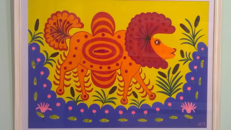 Выставка Марии Примаченко, мария примаченко, выставка в киеве, украинский дом, выставка в украинском доме