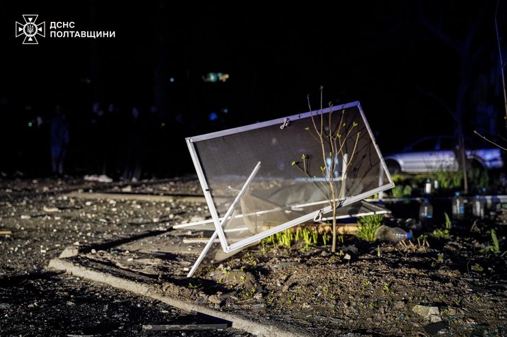 Последствия атаки ВС РФ по Полтавской области