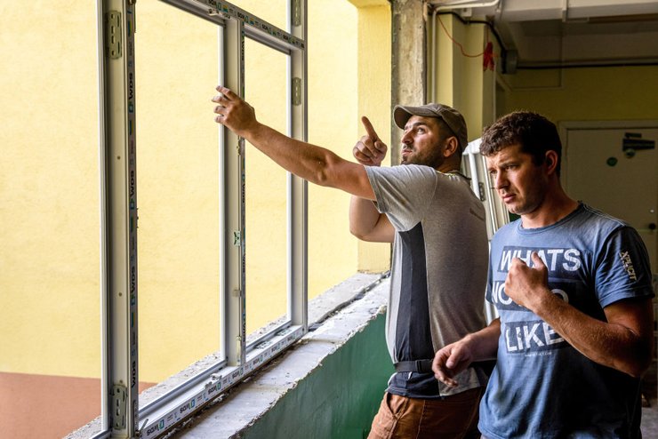 Чернігів, школа, школа 35 чернігів, заміна вікон, нові вікна у школі