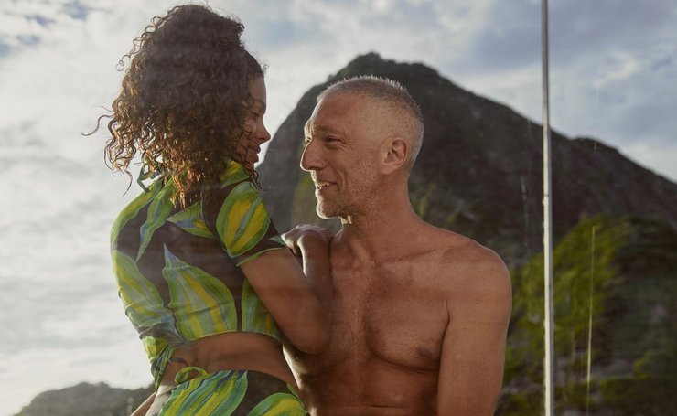 Тина Кунаки и Венсан Кассель