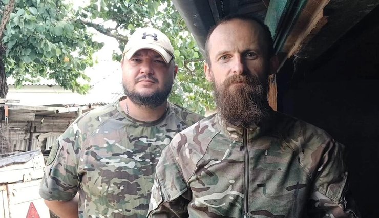 Бойцы ВСУ "Аякс" и "Крыша"