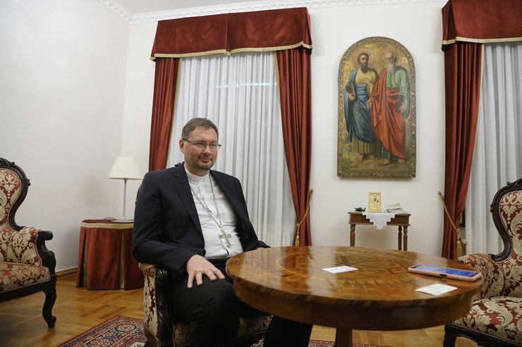 Апостольський нунцій в Україні архієпископ Вісвалдас Кулбокас, католицька церква в Україні