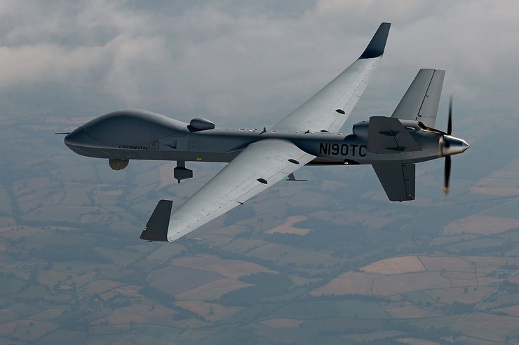 Американский дрон MQ-9B SkyGuardian