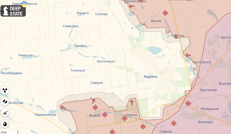 ISW, российские оккупанты, Донбасс, Бахмут, Марьинка, Авдеевка, ситуация на Донбассе, украинские военные, ВСУ